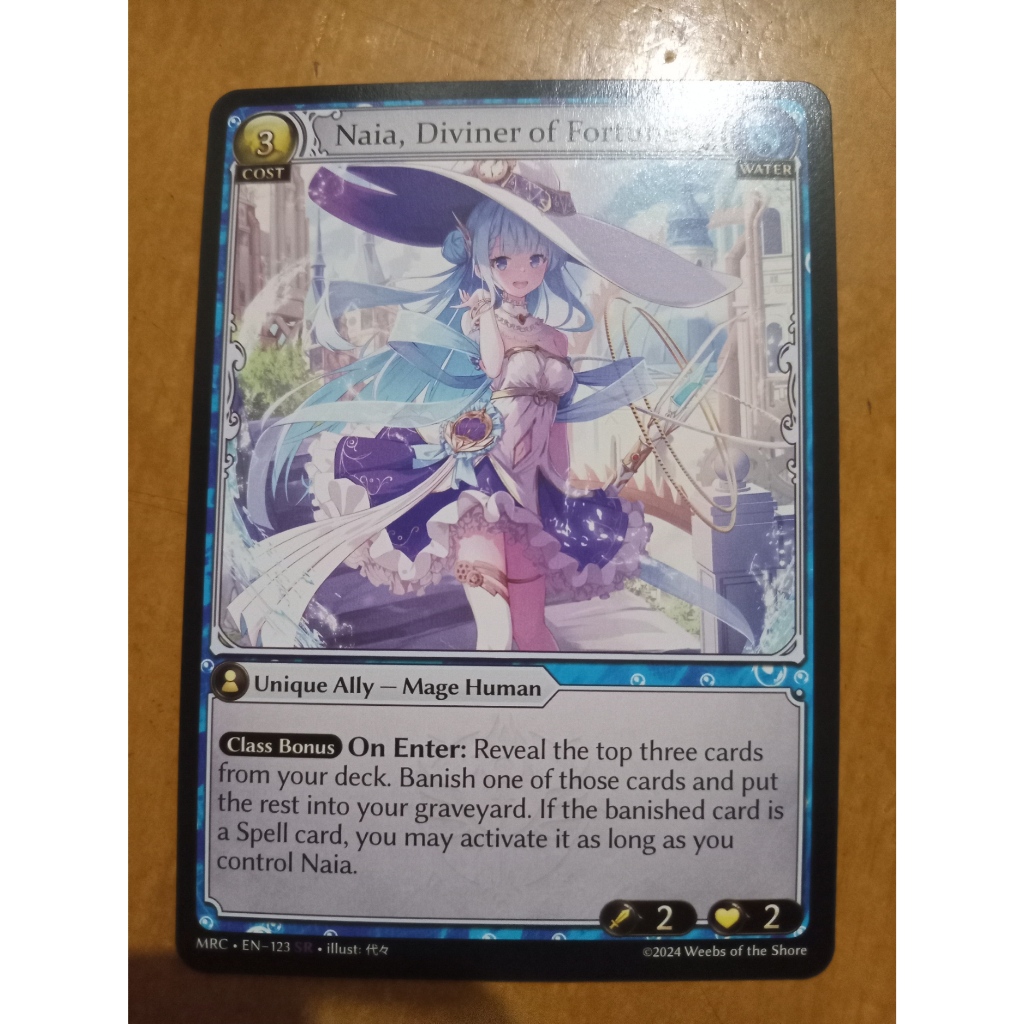 その他 Grand Archive TCG MRC 1st CSR Naia その他 Grand Archive TCG MRC 1st CSR Naia Naia, Diviner of