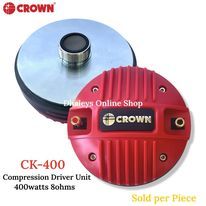 New Version Crown CK-400 Compression Driver Unit 400watts 8ohms Tweeter ...