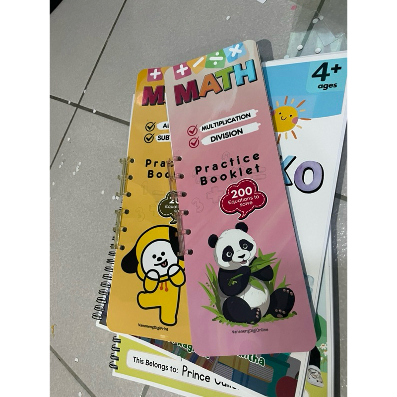Laminated Math Exercises w/ free whiteboard pen | Shopee Philippines