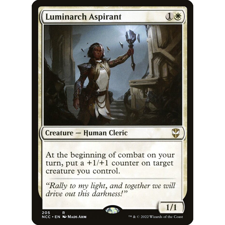 MTG Singles: Luminarch Aspirant NM White NCC Streets of New Capenna ...