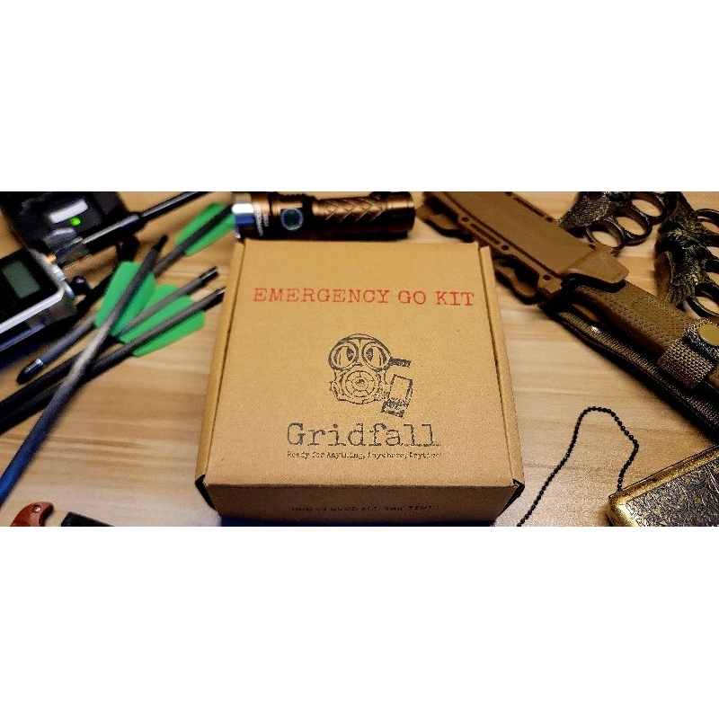 Gridfall Emergency Go Kit | Tactical Survival First Aid kit Camping ...