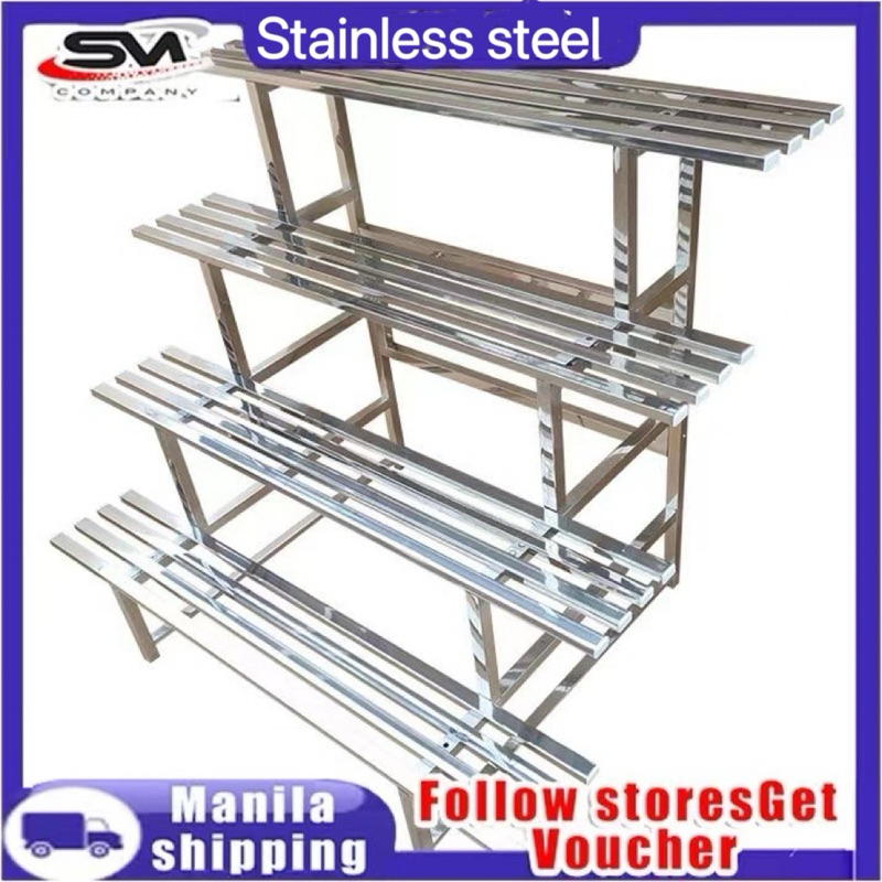 【Local Shipment】Succulents Ladder Plant Rack Stainless Steel Flower ...