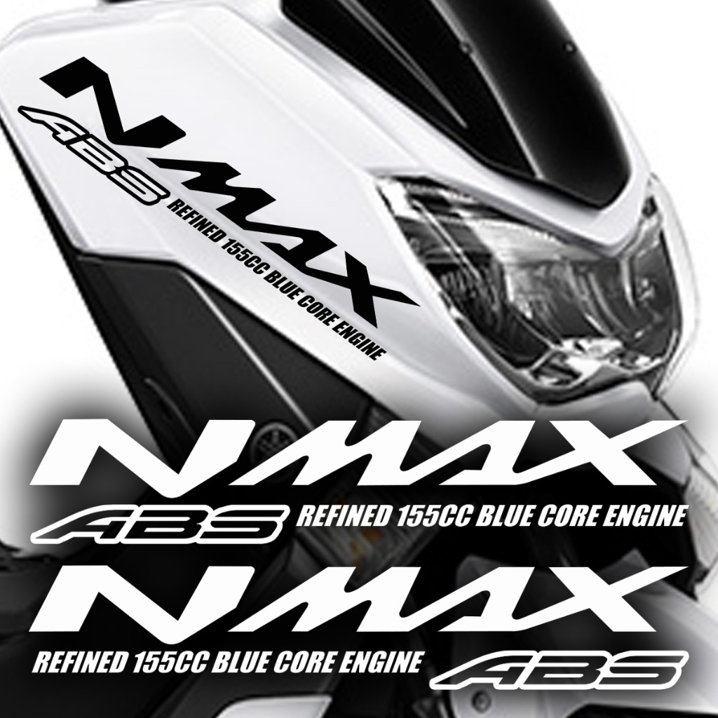 YAMAHA NMAX ABS (SIDE FAIRINGS) VINYL DIE-CUT STICKER FOR NMAX V1 ONLY ...