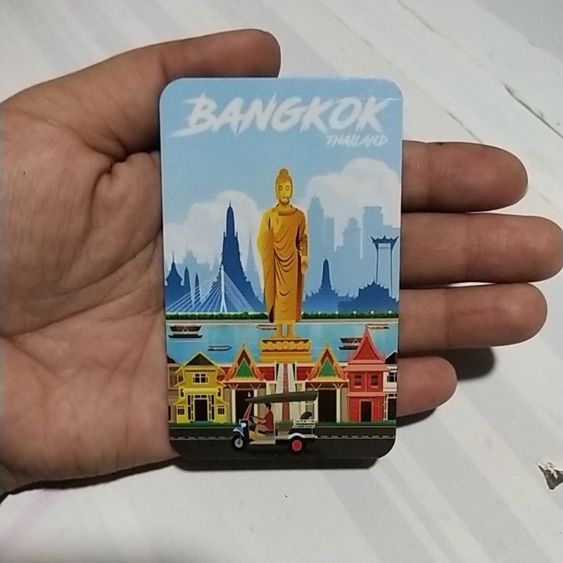 International Rubber Ref Magnet - (Bangkok, Thailand) Vintage | Shopee ...