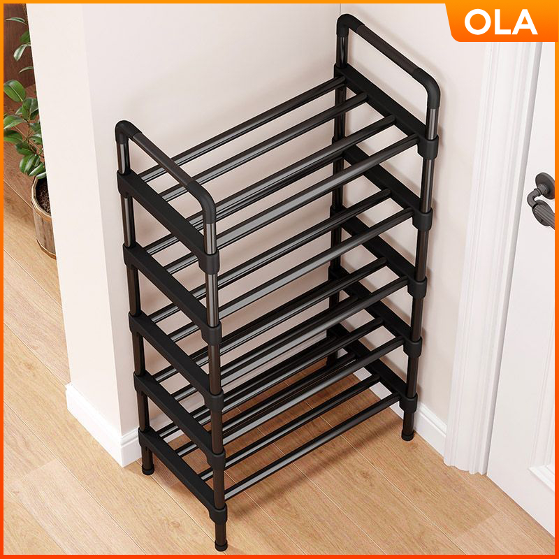 OLA 6 Layer shoe rack stainless steel Shoes Organizer Storage Stand ...