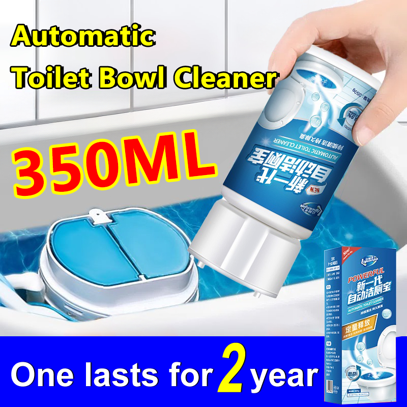 Automatic Toilet Bowl Cleaner 350ml Up To 2 Years of Use Auto Releasing ...