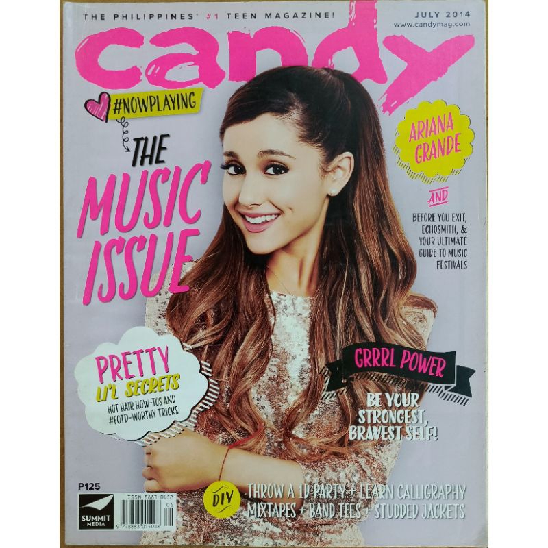 candy Magazine - July 2014 Ariana Grande Cover (Preloved) | Shopee ...