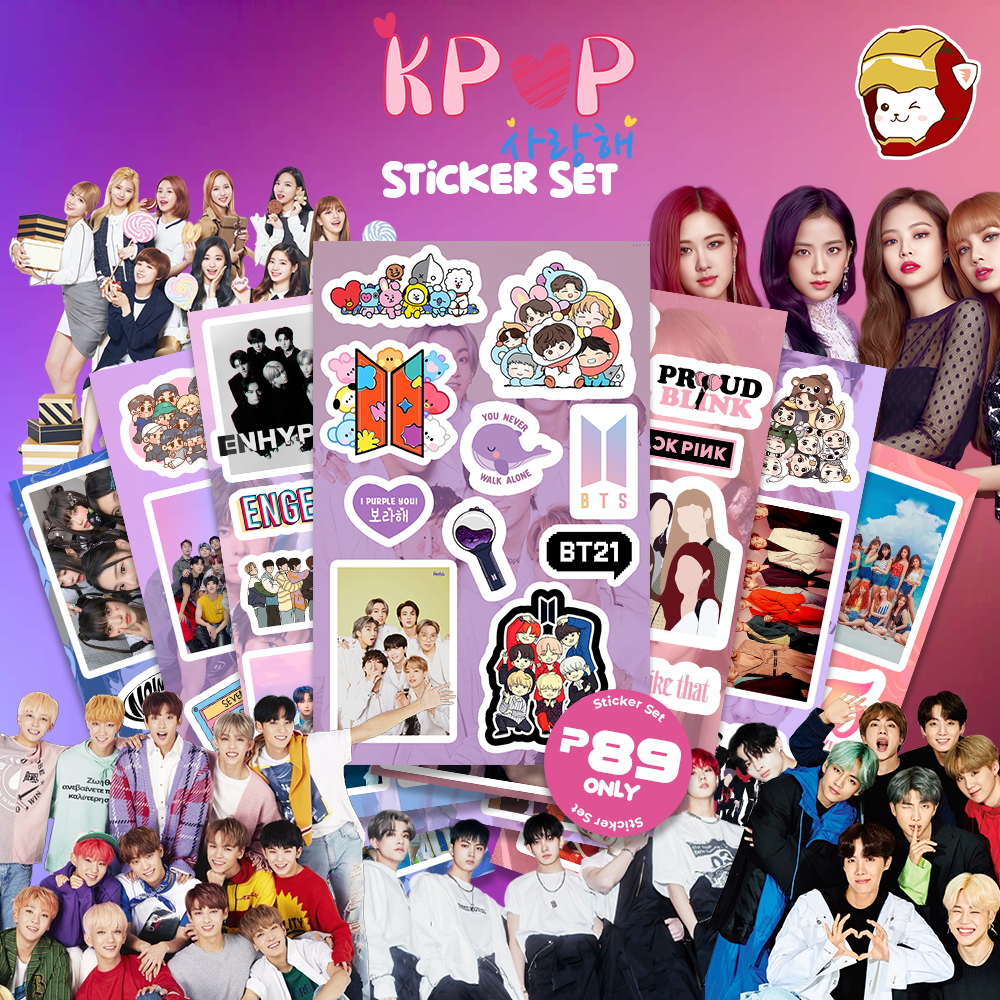 KPOP Sticker Set | Vinyl Stickers | Shopee Philippines