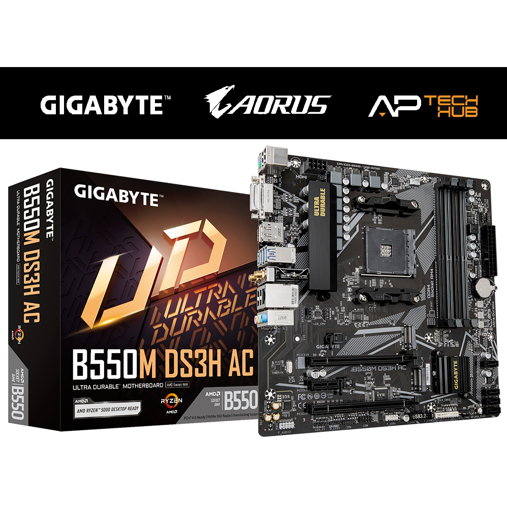 GIGABYTE B550M DS3H-AC | AP TECH HUB | Shopee Philippines