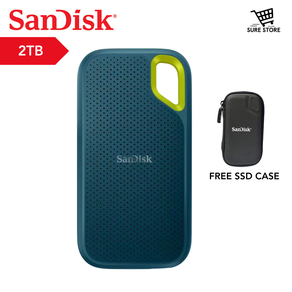 Sandisk Extreme Portable Ssd 2tb 1050mbps Monterey Sdssde61 2t00 G25m Shopee Philippines 7965