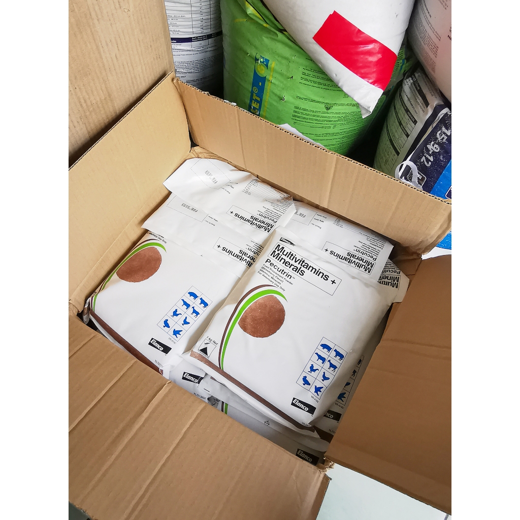 Pecutrin Multivitamins Minerals Feed Supplement Powder Strawberry ...