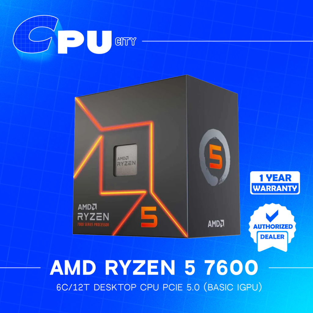 AMD Ryzen 5 7600 6 Core 12 Thread AM5 CPU w Intergrated Graphics Shopee Philippines