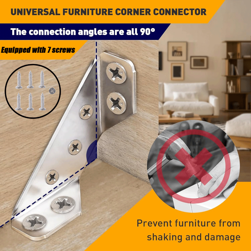 Universal Furniture Corner Connector/Stainless Steel Cabinet Angle ...