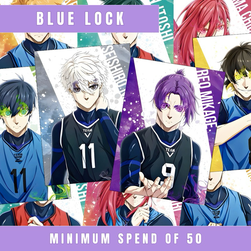 Blue Lock Episode Nagi Character Visuals Laminated Anime Photocards ...