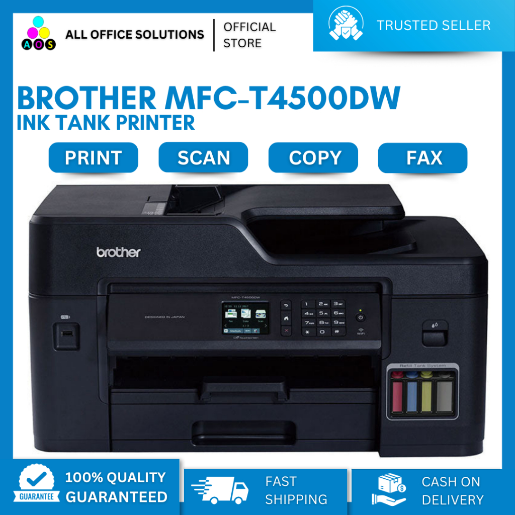 Brother MFC-T4500DW Ink Tank Printer | Shopee Philippines