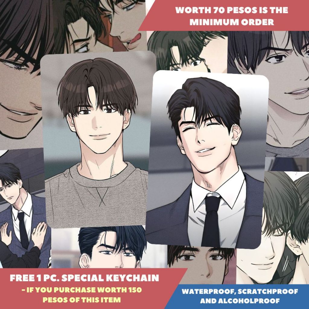 Payback BL Manhwa / Manhua Photocards #1 ( Waterproof and Scratchproof ...