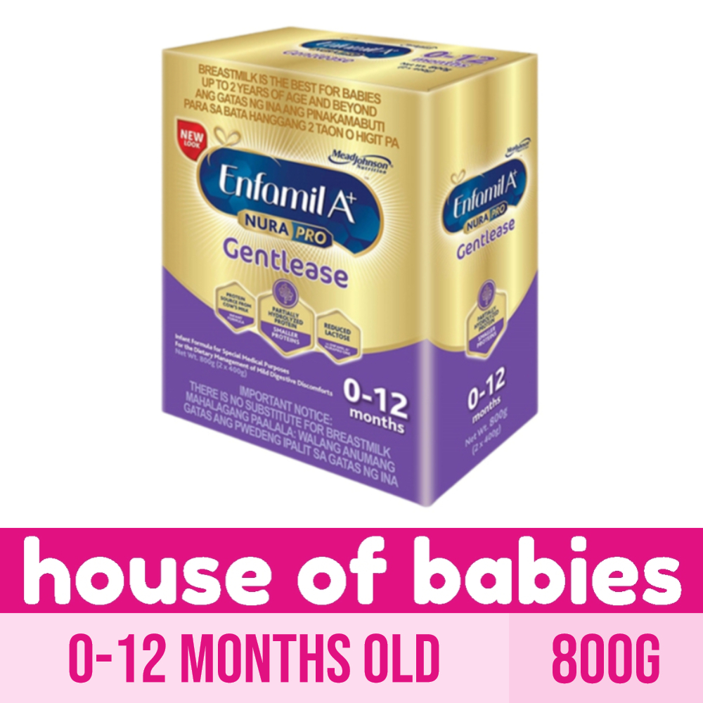 Enfamil Gentlease Oz Enfamil A+ Nurapro Gentlease 800g For 0