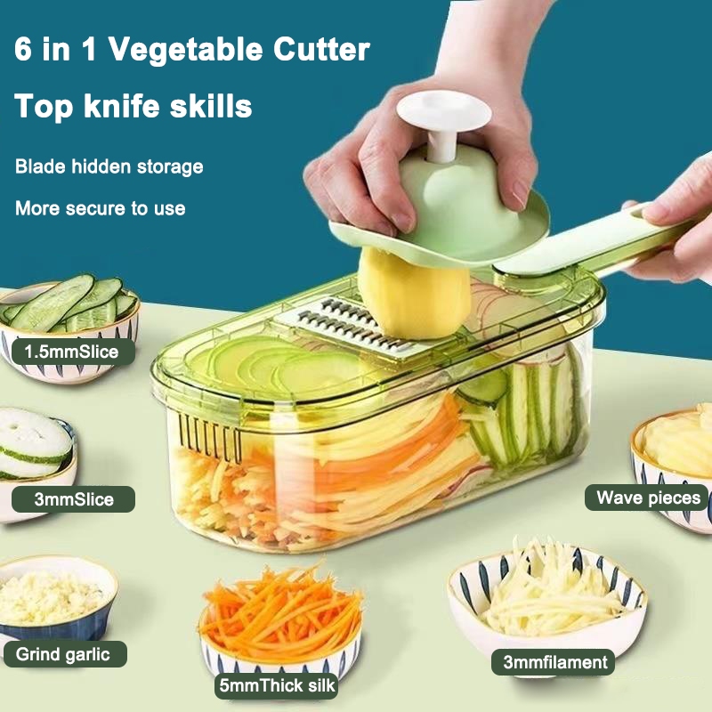 Multi-Functional Kitchen Grater - Cutter Blade, Vegetable Chopper, Food ...