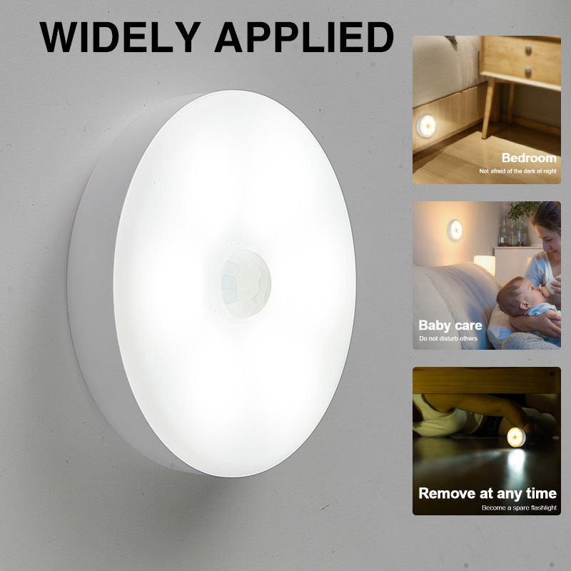 COD Licer Led Indoor Motion Sensor Night Light Rechargeable Portable ...