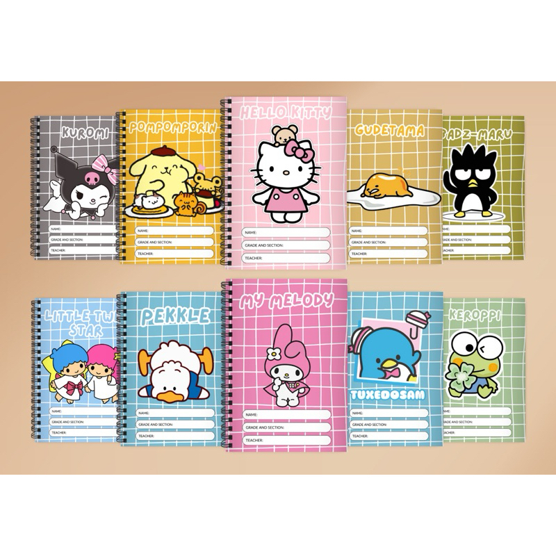 Personalized Sanrio Themed Notebooks/Journals | Shopee Philippines