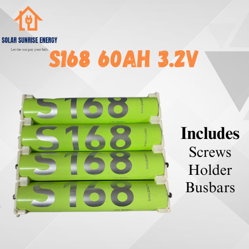 S168 55ah 60ah 70ah 3.2v Cylindrical Lifepo4 Rechargeable Cell For ...