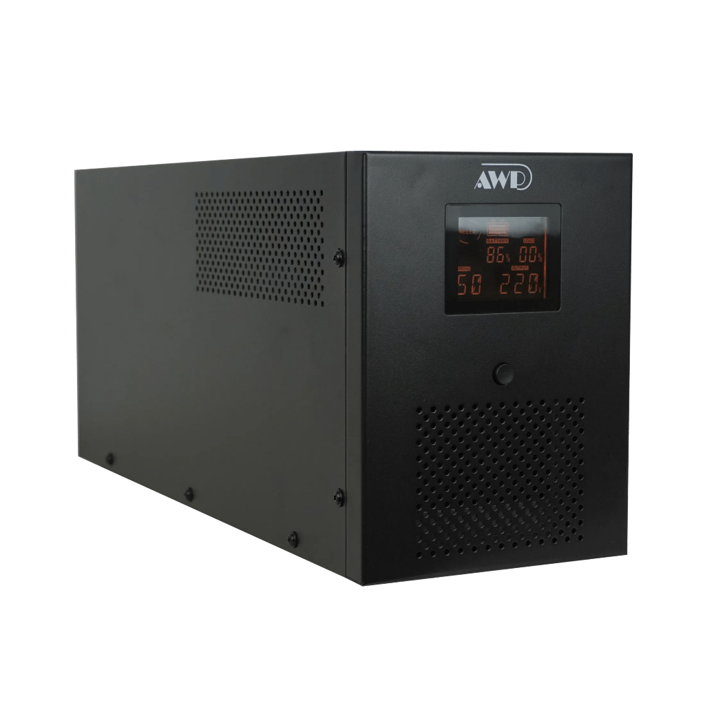 Ipason AWP AID3000 Pro Aide Pro LCD 1800W-3000VA UPS with AVR ...