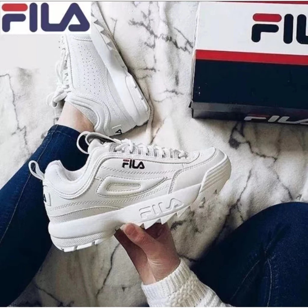 Fila shoes Disruptor 2 Rubber shoes Women Sneakers Running Casual Shoes