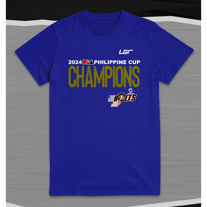 PBA PHILIPPINE CUP CHAMPIONSHIP SHIRT MERALCO BOLTS | Shopee Philippines