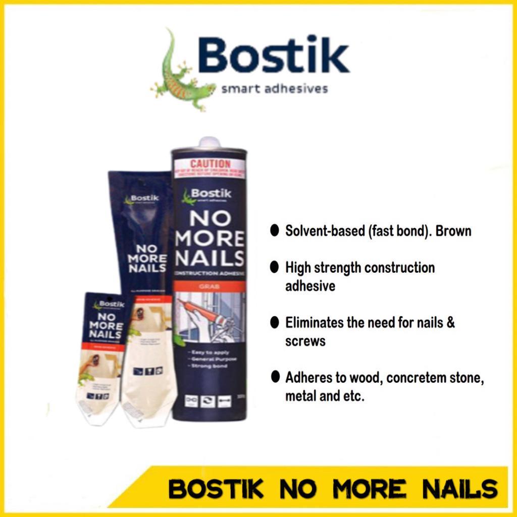 Bostik No More Nails 30g, 100g, 300g Adhesives / Liquid Nail (bostik ...