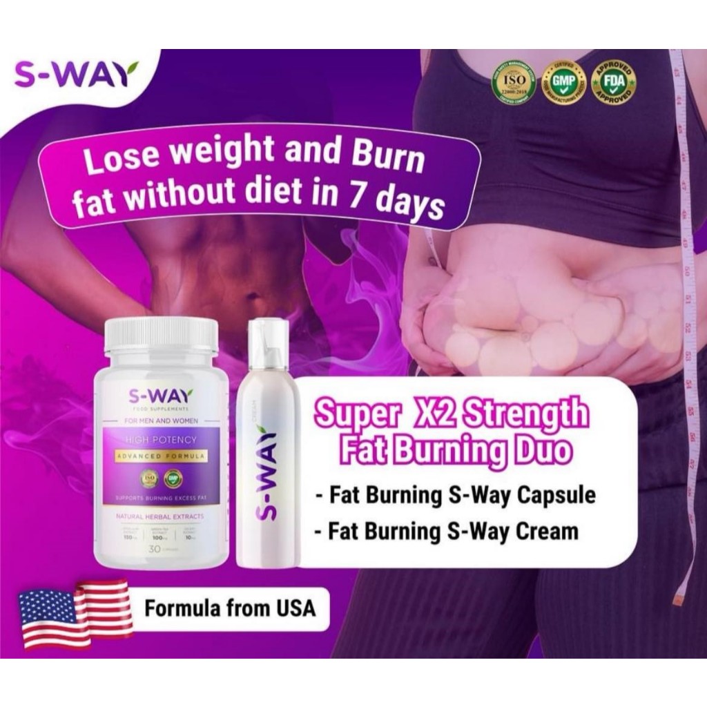 S-way Fat burning Dou super x2 strength Lose weight and burn fats ...