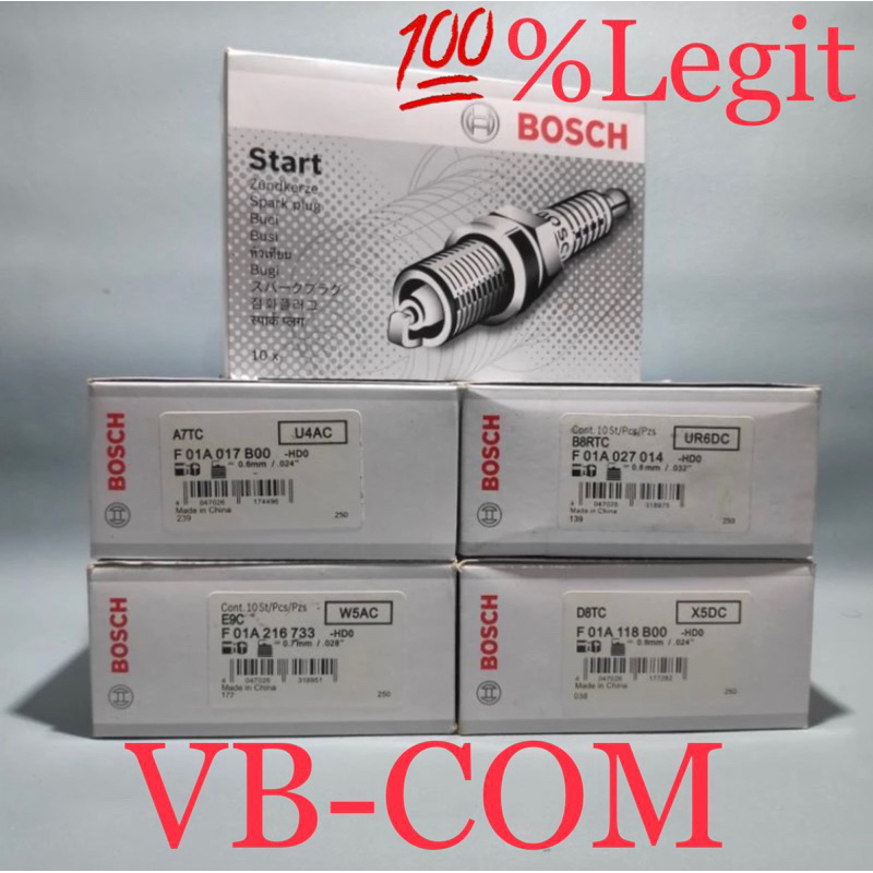 BOSCH spark plug original! for wave, xrm, mio, TMX, RUSI, wave125 ...