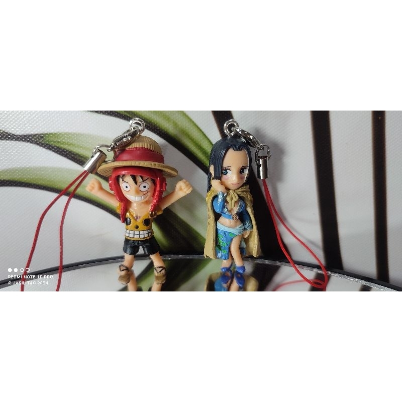 Monkey D Luffy and Boa Hancock One Piece Figure Keychain Set Shopee