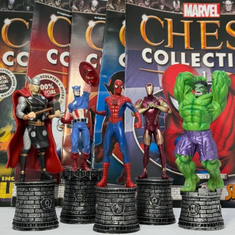 Marvel legends chess collection set of 5 toy action figures | Shopee ...