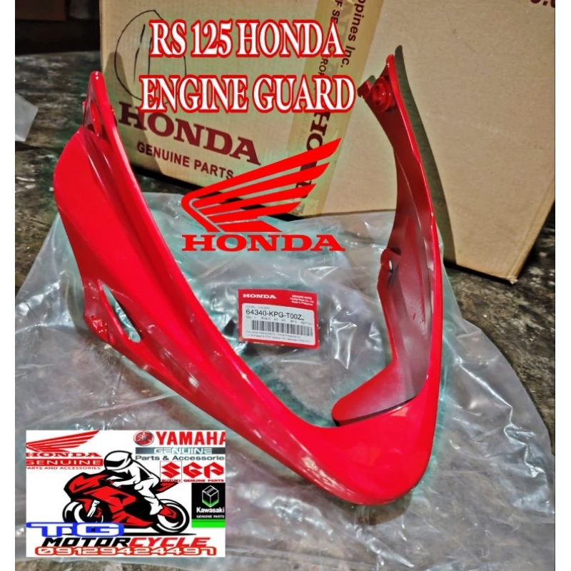 Red Honda Rs 125 Body Cover Price RS 125 ENGINE GUARD ORIGINAL