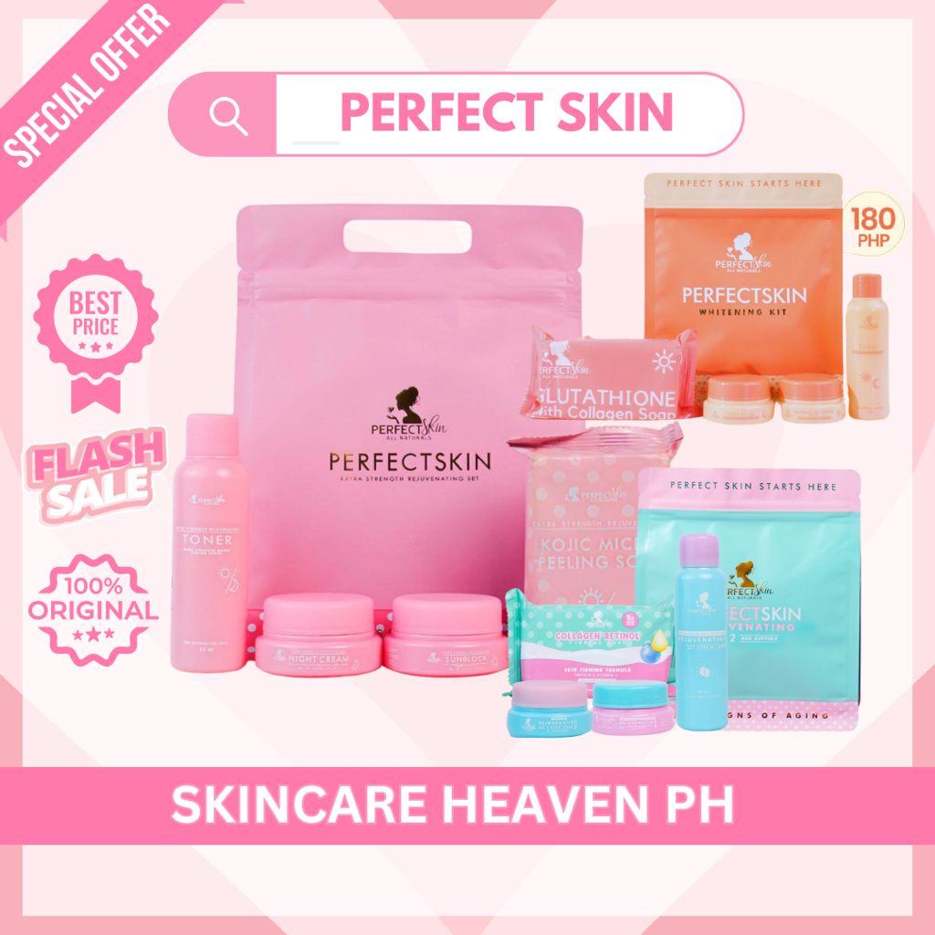 Perfect Skin Rejuvenating Set Whitening Set Melasma Set 180 | Shopee ...