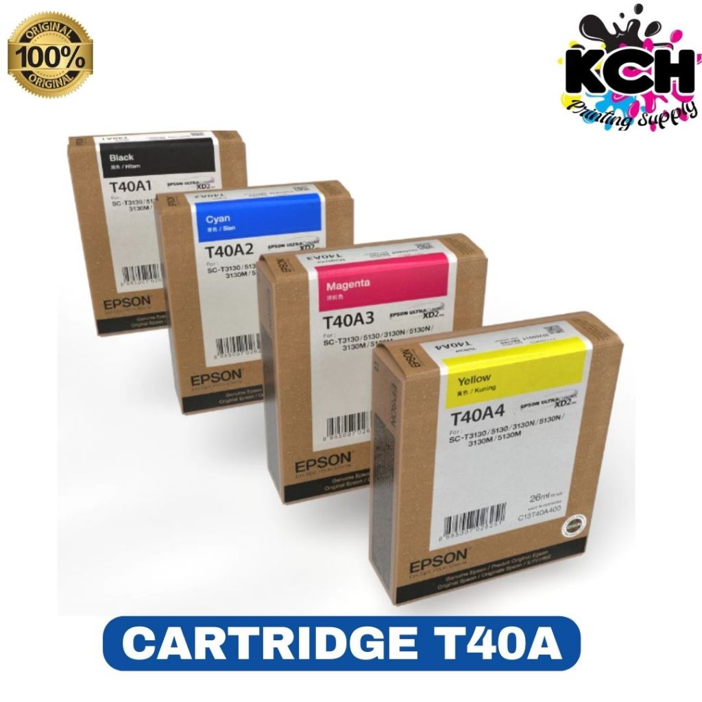 ORIGINAL Epson T40A Ink for SC-T3130N SC-T3130 SC-T5130 | Shopee ...