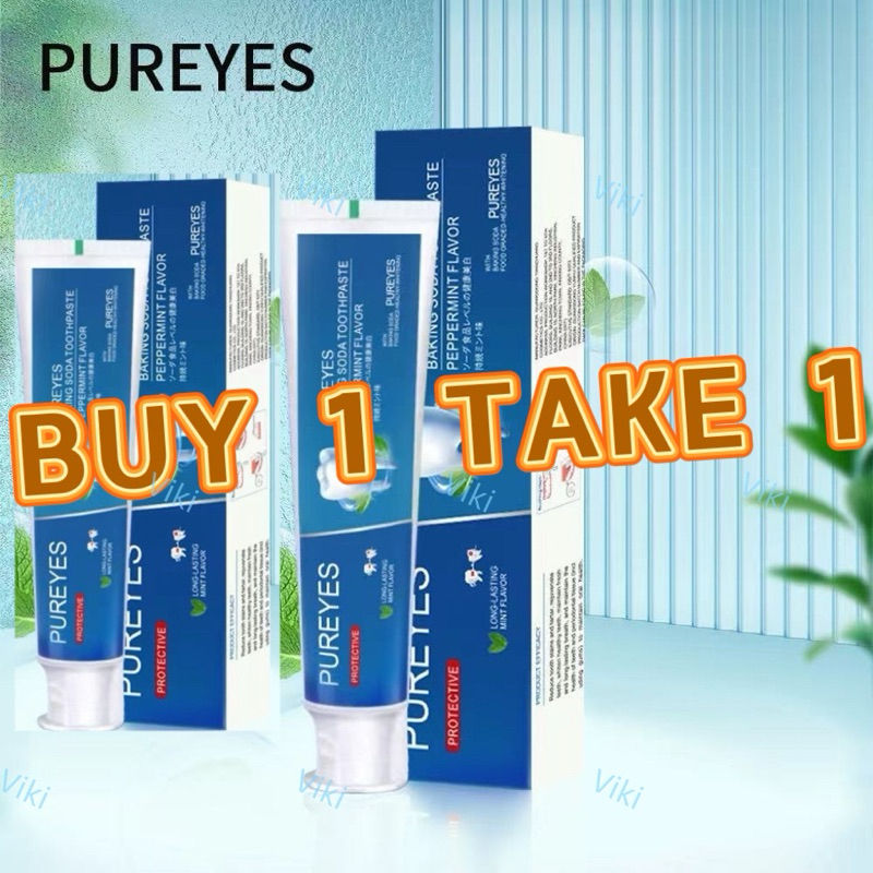 [BUY 1 TAKE 1]PUREYES JAPAN Baking Soda And Mint Toothpaste 180g ...