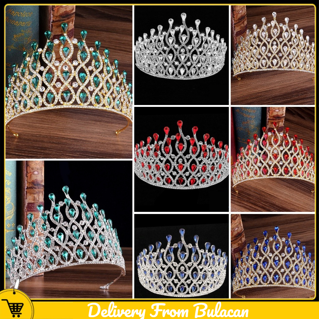 Queen New Crown Crystal Tiaras Bridal Hair Jewelry Wedding Hair ...