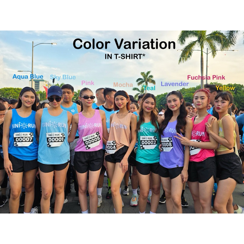 BINI RUN Customized Inspired T Shirt | Shopee Philippines