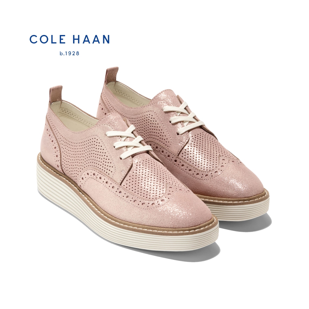 Cole Haan W29974 Women s OriginalGrand Platform Wingtip Oxford Shoes Shopee Philippines