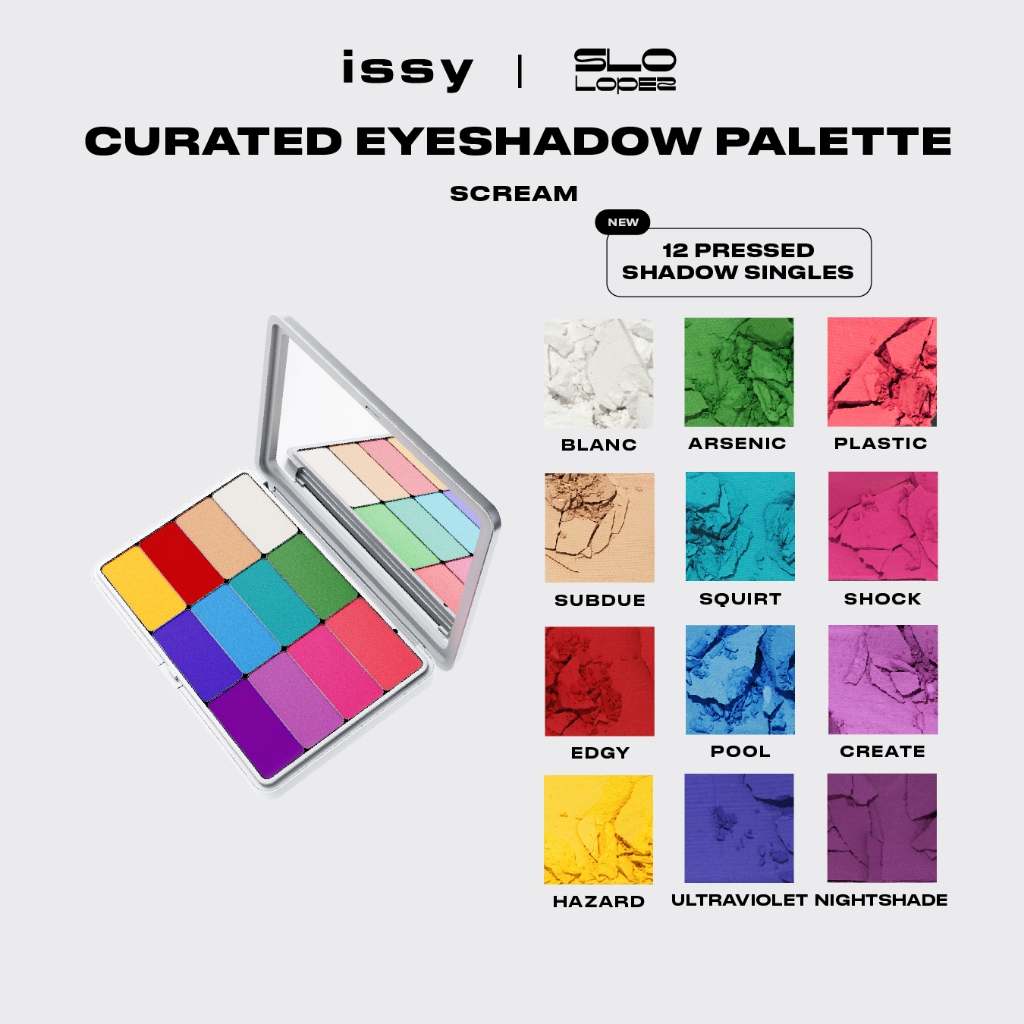 Issy x Slo Lopez Curated Eyeshadow Palette in Scream | Shopee Philippines