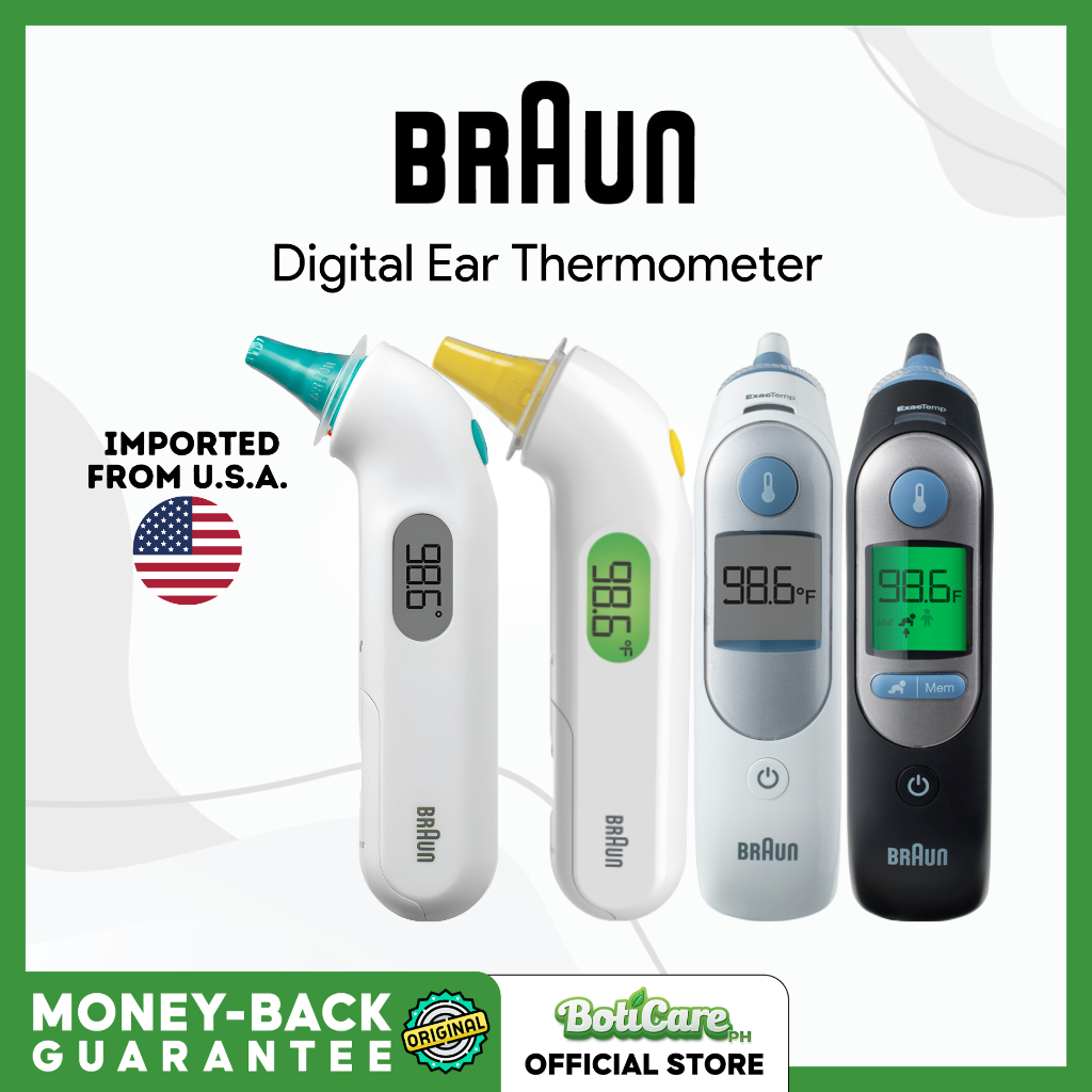 Braun ThermoScan Digital Ear Thermometer for Kids, Babies, Toddlers and