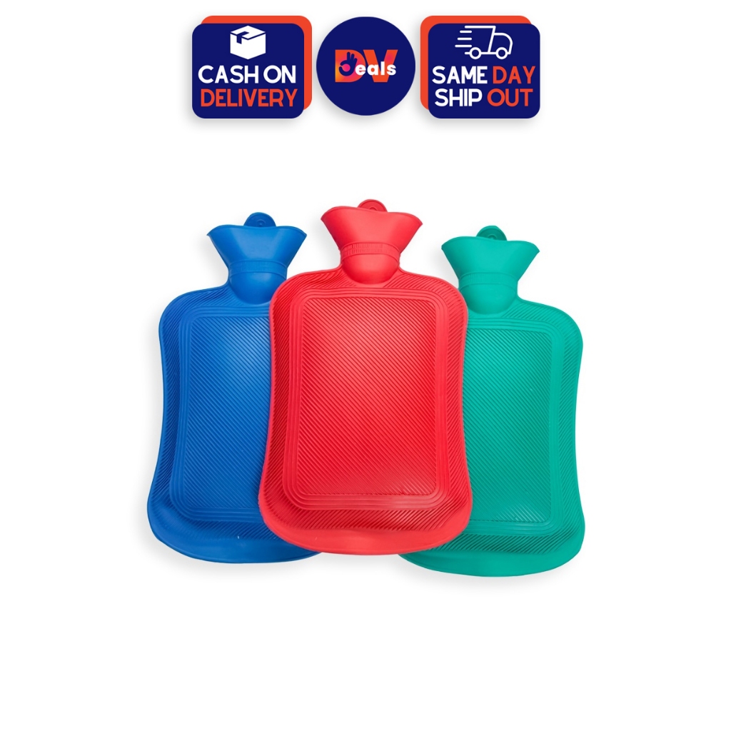 DVDEALS Water Bag Hot&Cold 500ml 1000ml 2000ml Rubber Warm Compress