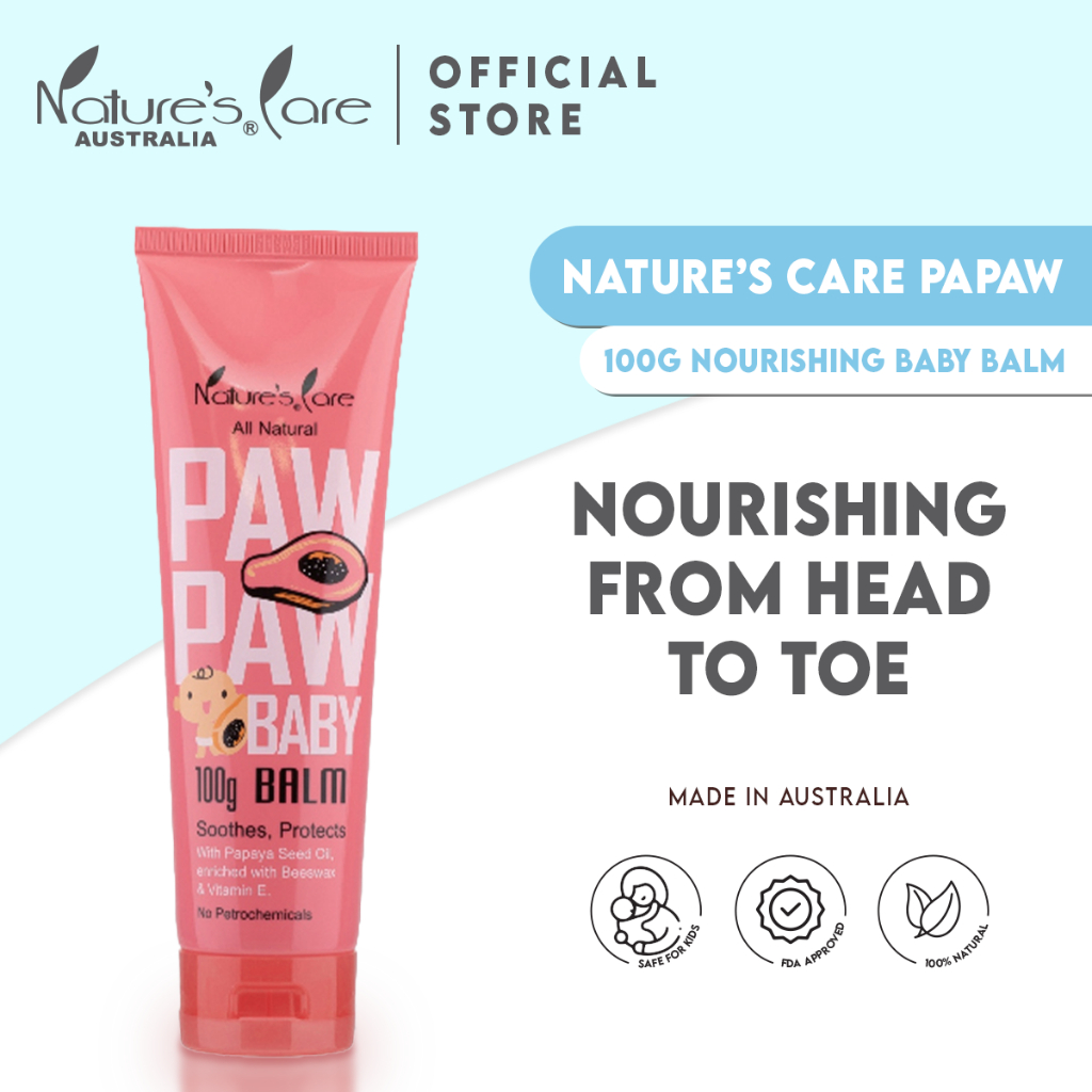 Nature's Care Papaw 100G Nourishing Baby Balm