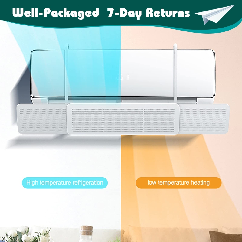 Telescopic Air Conditioner Air Deflector Anti-Direct Air Diverter Cover ...