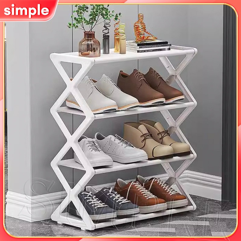 Multi-layer Shoe rack shoe cabinet Stackable Shoe Organizer Storage ...