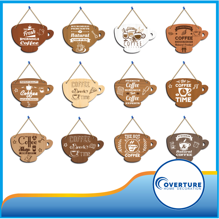 Coffee Inspirational Wood Wall Hanging Decor Wall decor for Door | Wall