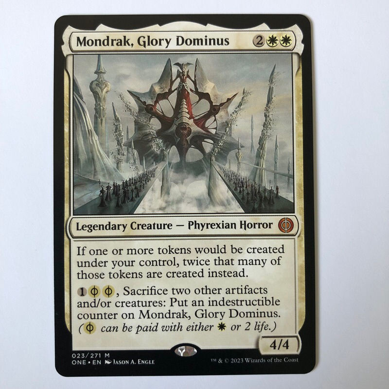 MTG Proxy Playtest Card - Mondrak, Glory Dominus (ONE) | Shopee Philippines