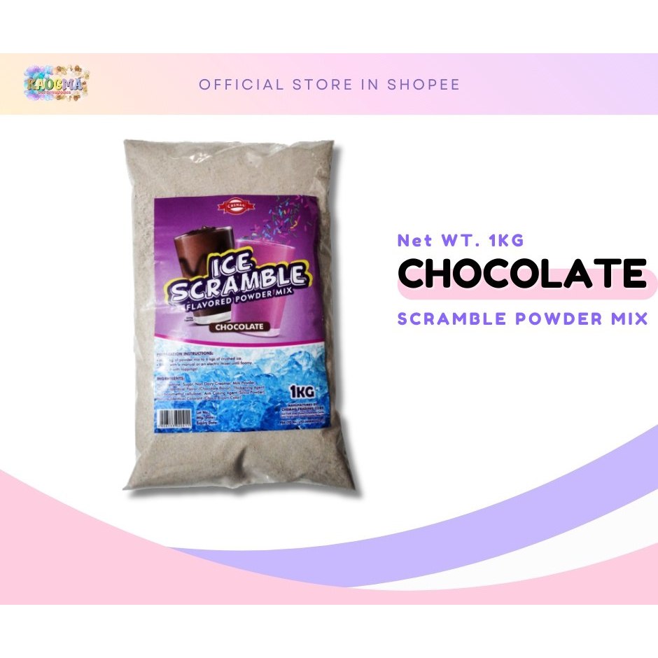Ice Scramble Chocolate Powder Drinks 1K | Shopee Philippines