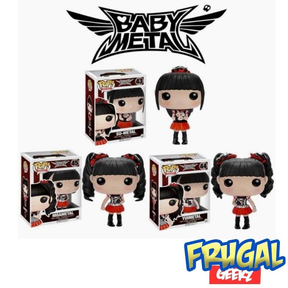 BABYL FUNKO POP! ROCKS フィギュア 3体セット FUNKO POP! Rocks BABYMETAL フィギュア3体セット 希少 - メルカリ